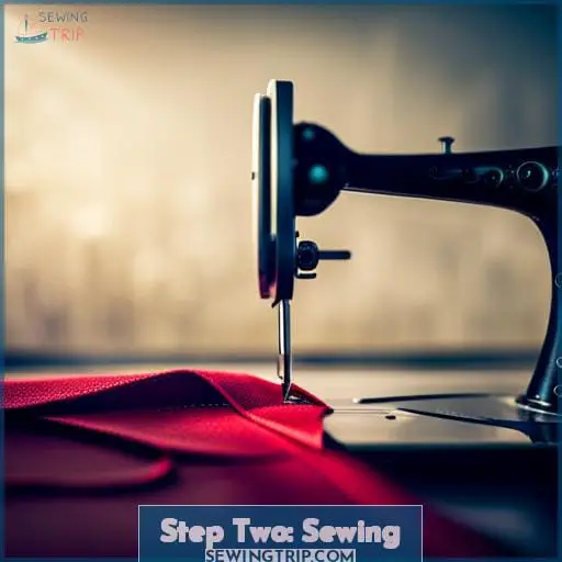 Step Two: Sewing