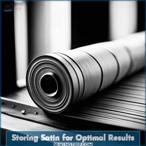 Storing Satin for Optimal Results