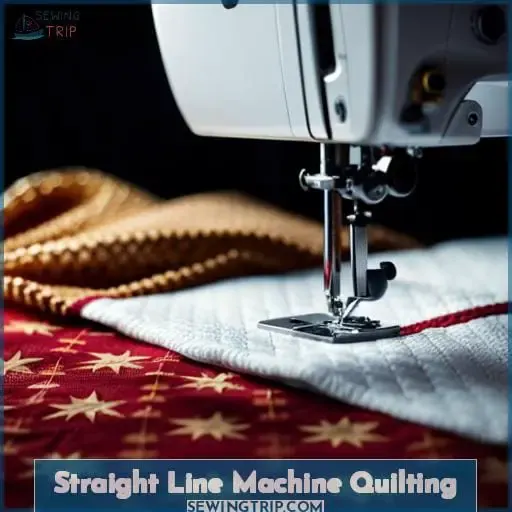 Straight Line Machine Quilting