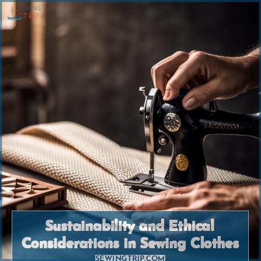 Sustainability and Ethical Considerations in Sewing Clothes