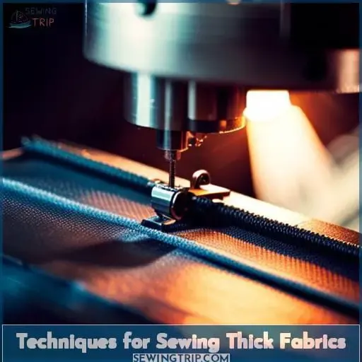 Techniques for Sewing Thick Fabrics