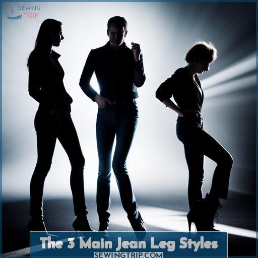 The 3 Main Jean Leg Styles
