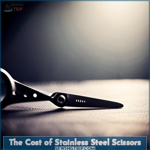 The Cost of Stainless Steel Scissors