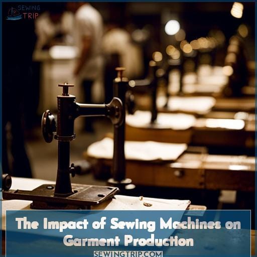 The Impact of Sewing Machines on Garment Production