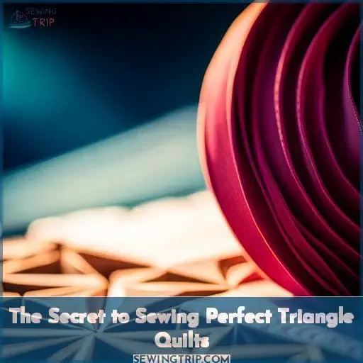 The Secret to Sewing Perfect Triangle Quilts
