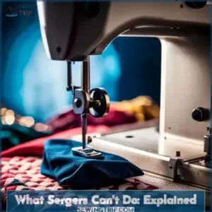 things sergers cant do explained