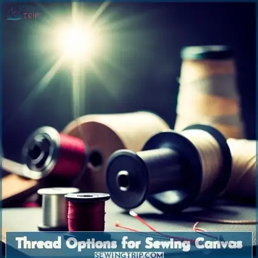 Thread Options for Sewing Canvas