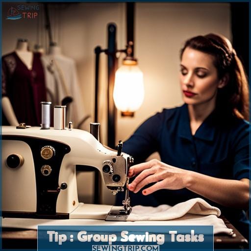 Tip : Group Sewing Tasks