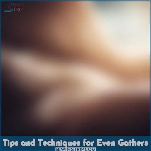 Tips and Techniques for Even Gathers