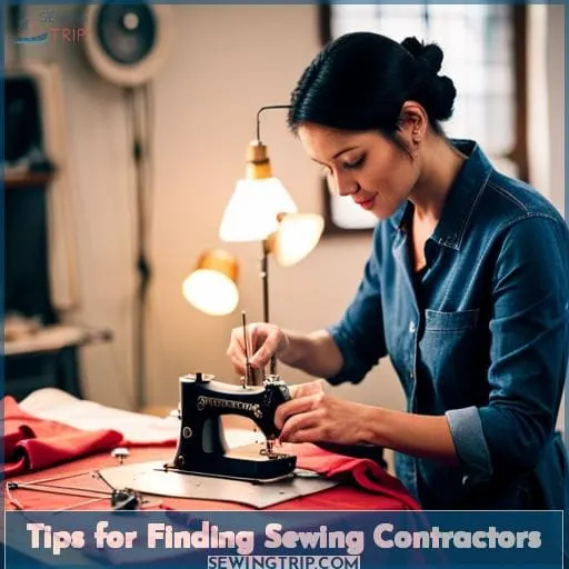 Tips for Finding Sewing Contractors