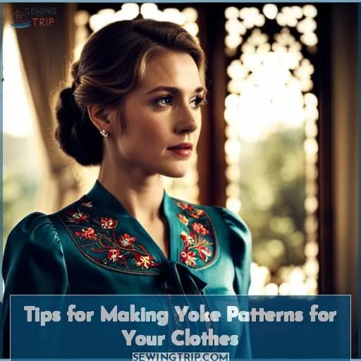 Tips for Making Yoke Patterns for Your Clothes