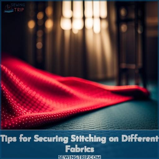 Tips for Securing Stitching on Different Fabrics