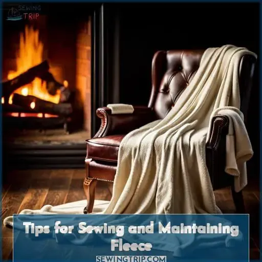 Tips for Sewing and Maintaining Fleece