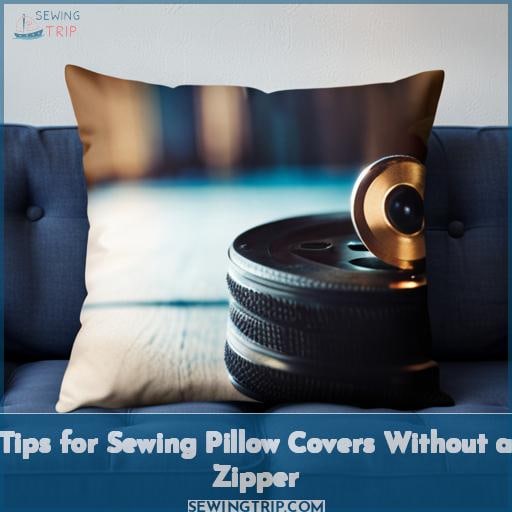 Tips for Sewing Pillow Covers Without a Zipper