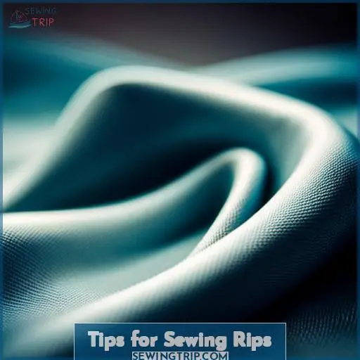Tips for Sewing Rips