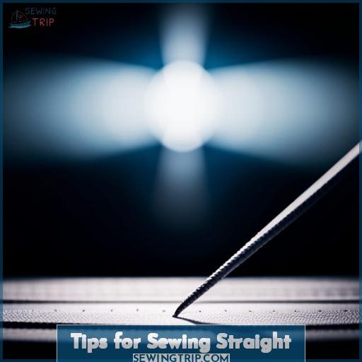 Tips for Sewing Straight