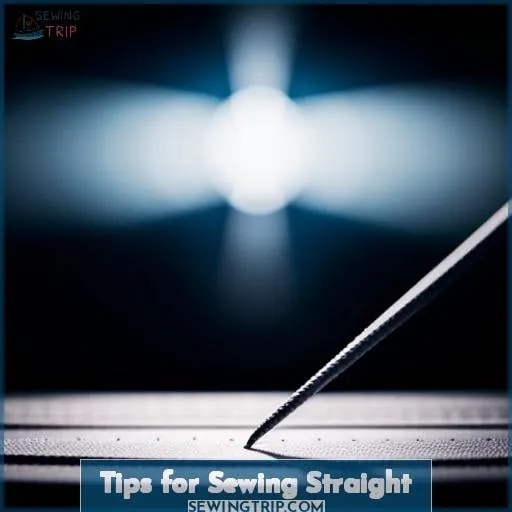 Tips for Sewing Straight