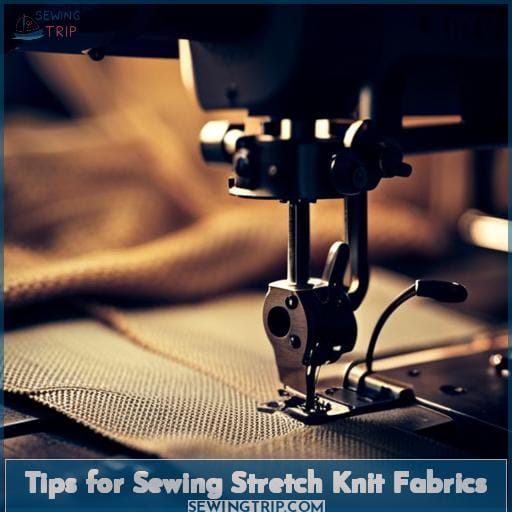 Tips for Sewing Stretch Knit Fabrics