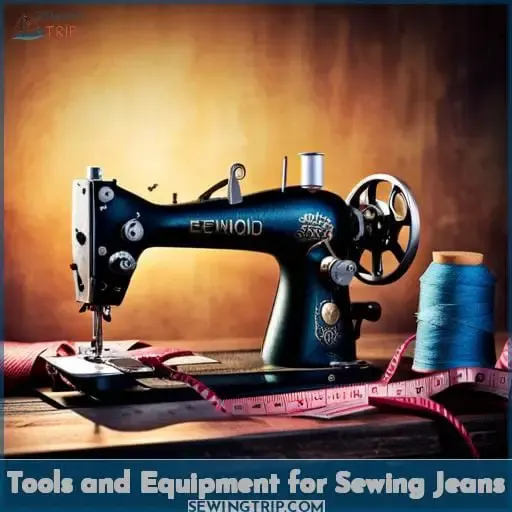 Tools and Equipment for Sewing Jeans