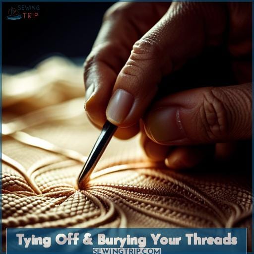 Tying Off & Burying Your Threads
