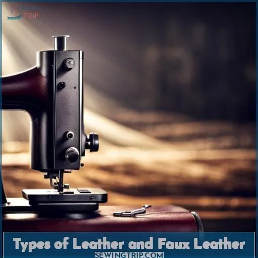 Types of Leather and Faux Leather