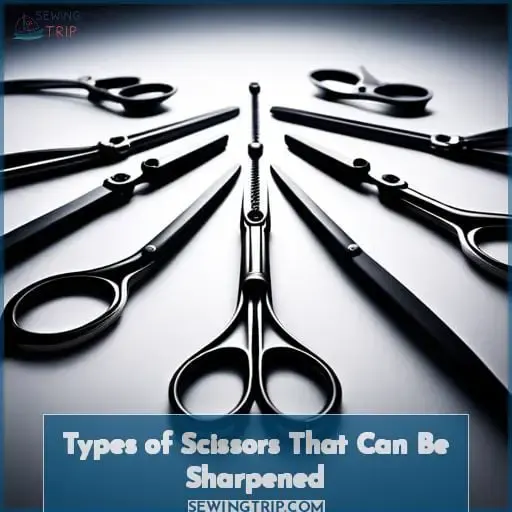 Types of Scissors That Can Be Sharpened