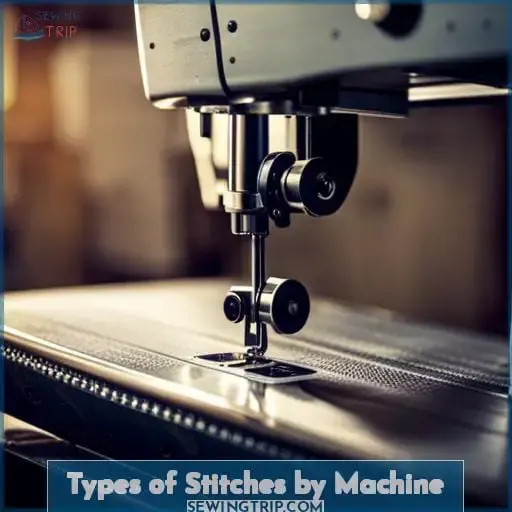 Types of Stitches by Machine