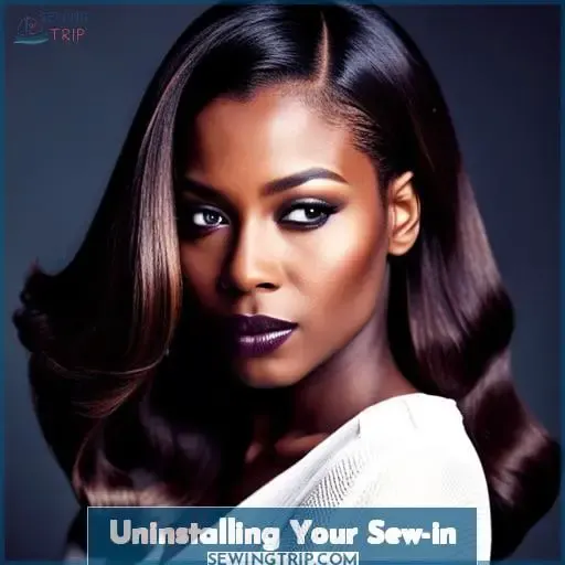 Uninstalling Your Sew-in