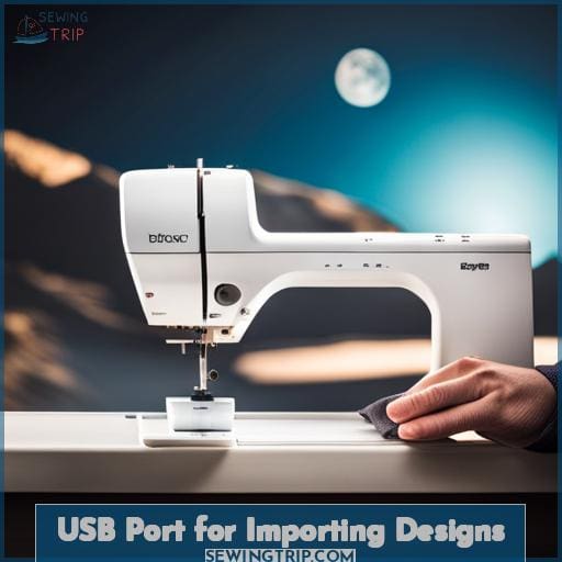 USB Port for Importing Designs