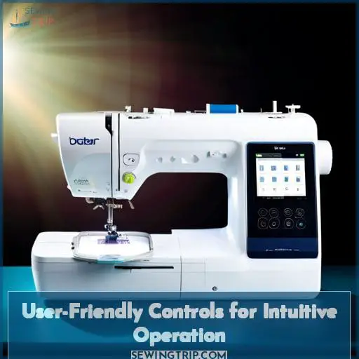 User-Friendly Controls for Intuitive Operation