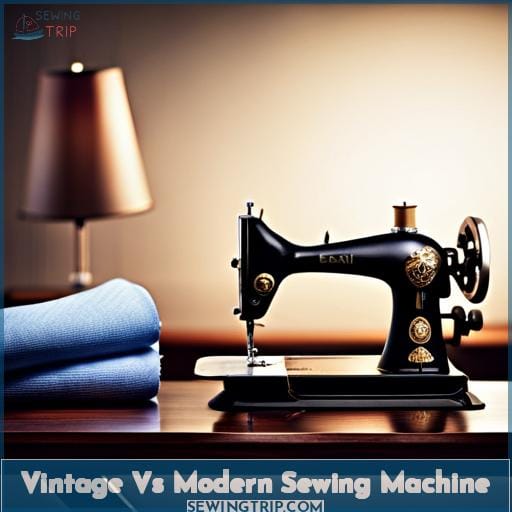 Vintage Vs Modern Sewing Machine