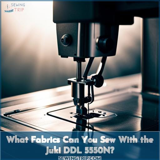 What Fabrics Can You Sew With the Juki DDL 5550N