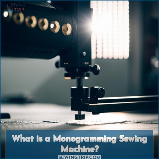 What is a Monogramming Sewing Machine