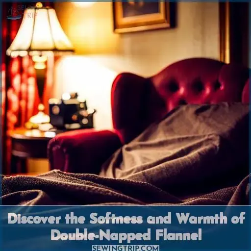 what is double napped flannel