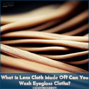 what is lens cloth made of