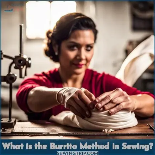 What is the Burrito Method in Sewing