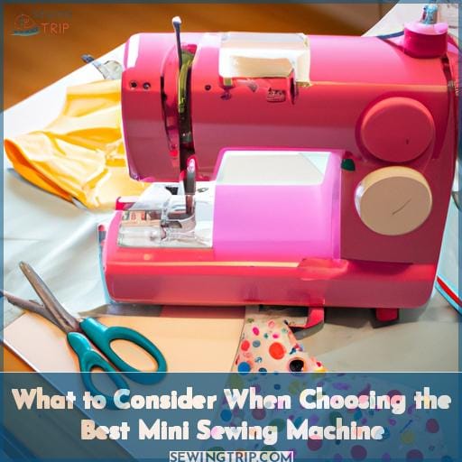 What to Consider When Choosing the Best Mini Sewing Machine