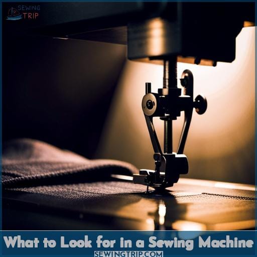 What to Look for in a Sewing Machine