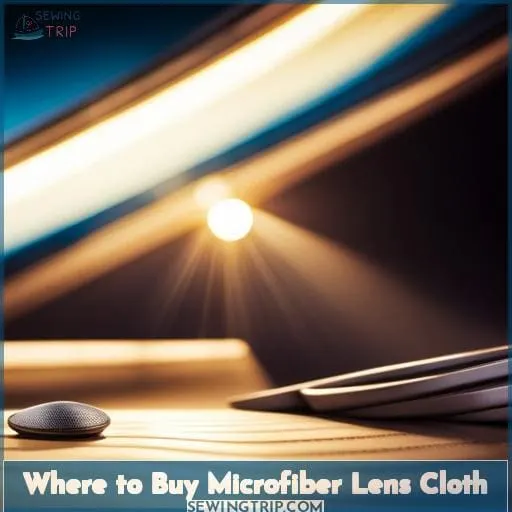 Where to Buy Microfiber Lens Cloth