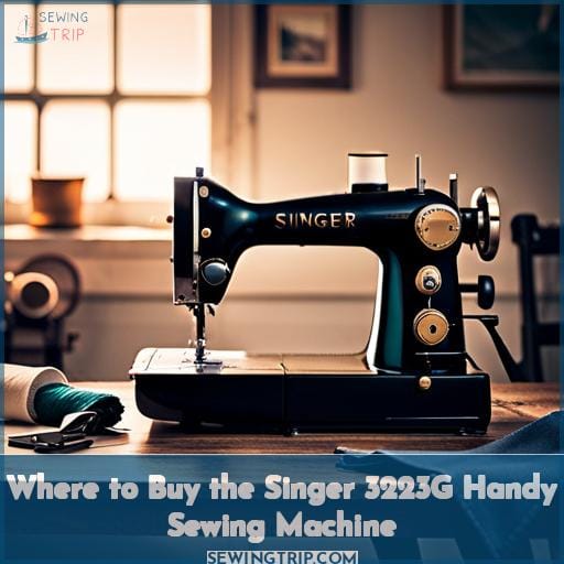 Where to Buy the Singer 3223G Handy Sewing Machine