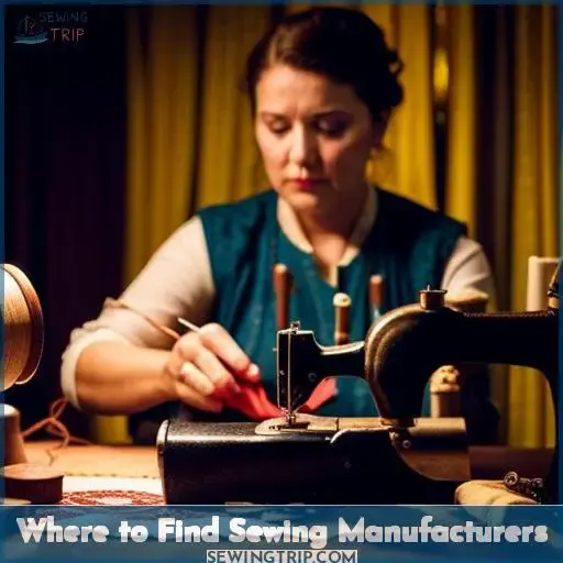 Where to Find Sewing Manufacturers