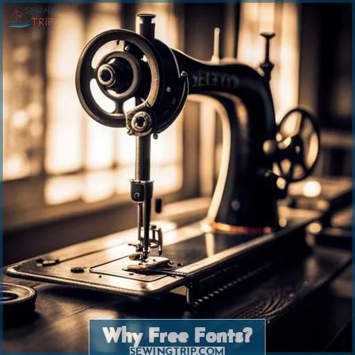 Why Free Fonts