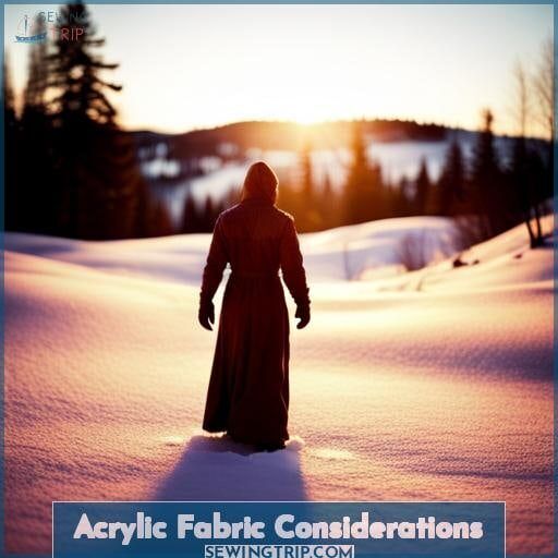 Acrylic Fabric Considerations