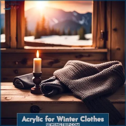 Acrylic for Winter Clothes