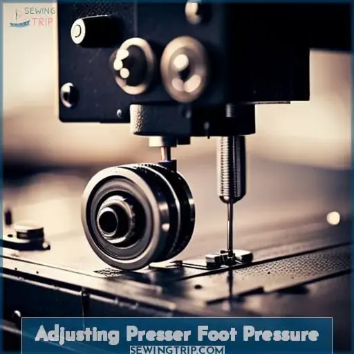 Adjusting Presser Foot Pressure