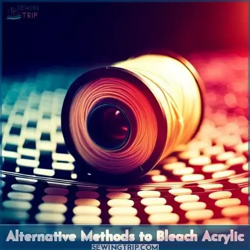 Alternative Methods to Bleach Acrylic