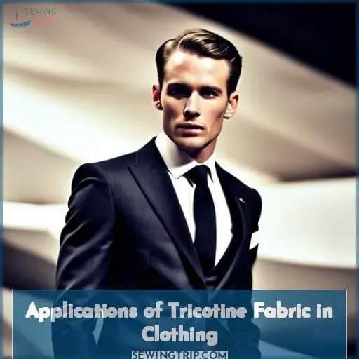 Applications of Tricotine Fabric in Clothing
