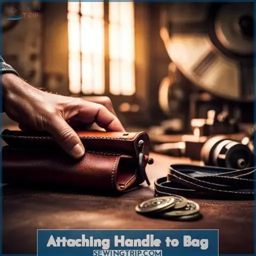 Attaching Handle to Bag