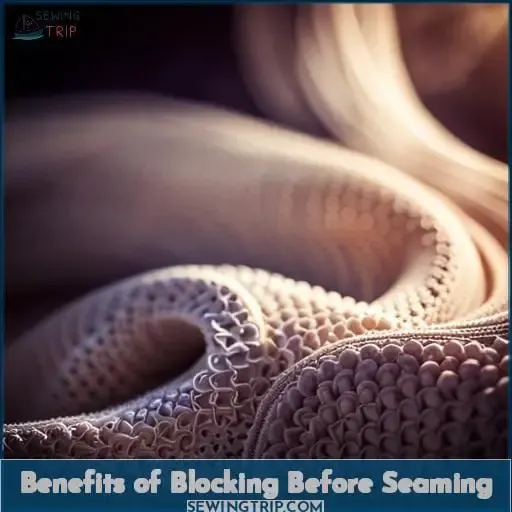 Benefits of Blocking Before Seaming