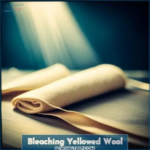 Bleaching Yellowed Wool
